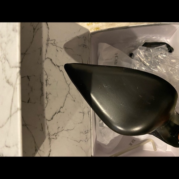 Jessica Rich Mesh Stiletto Noir 39/US 8.5 - Picture 4 of 8